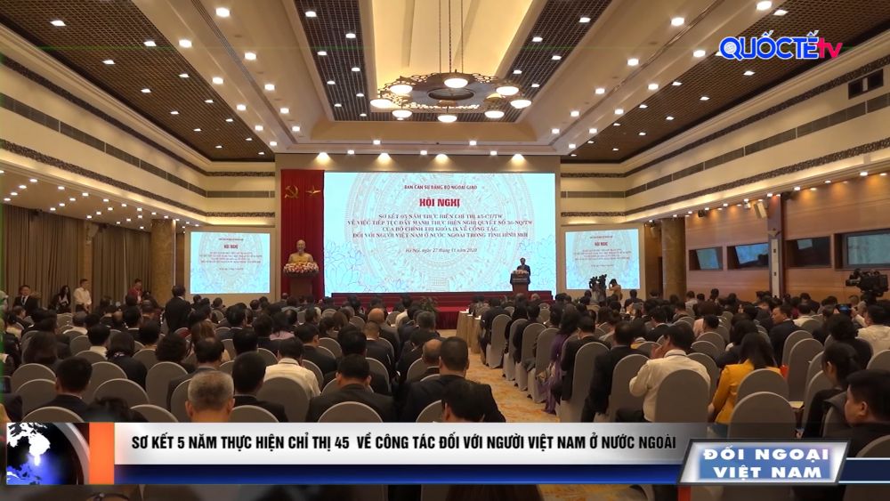 Bản tin Đối ngoại Việt Nam thứ Hai, ngày 30/11/2020