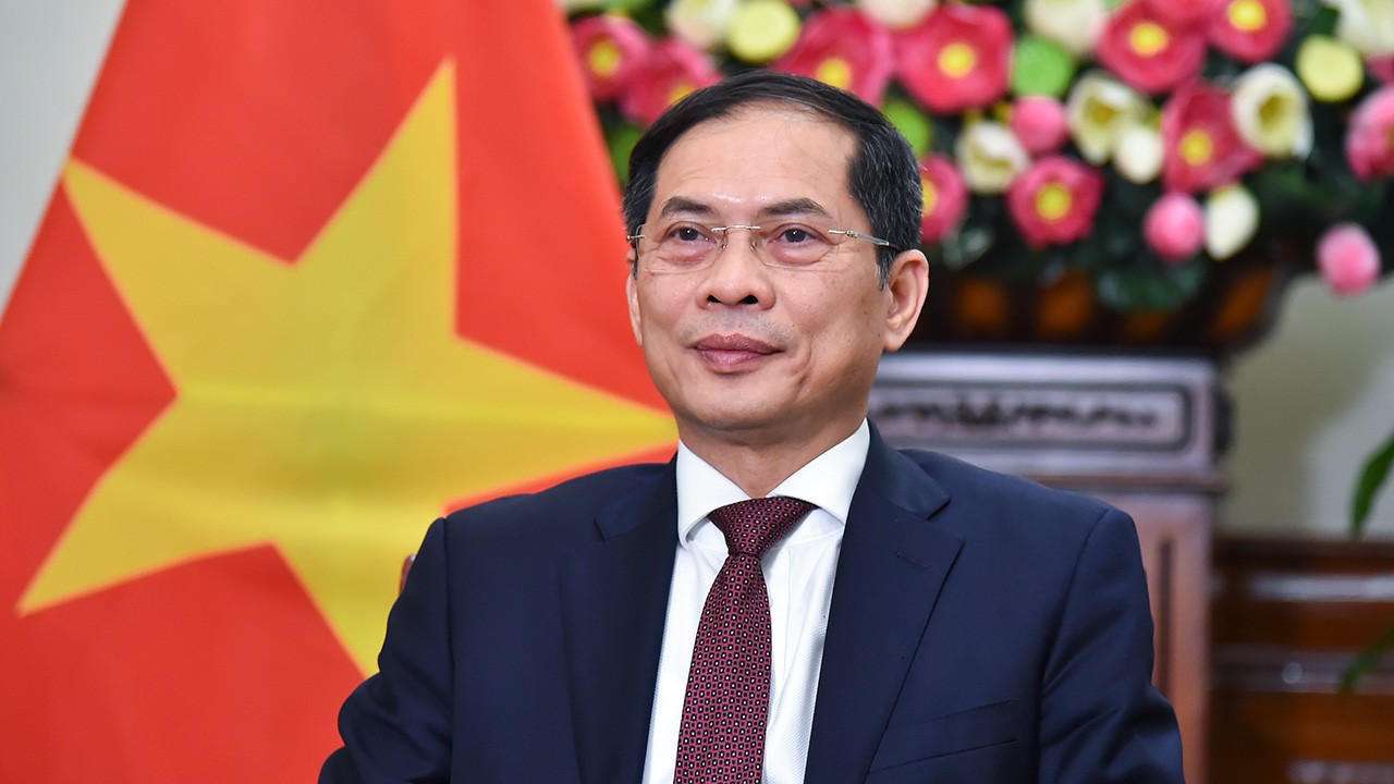 Bộ trưởng Ngoại giao Bùi Thanh Sơn phát biểu tại Hội nghị Quốc tế về ngoại giao kỹ thuật số