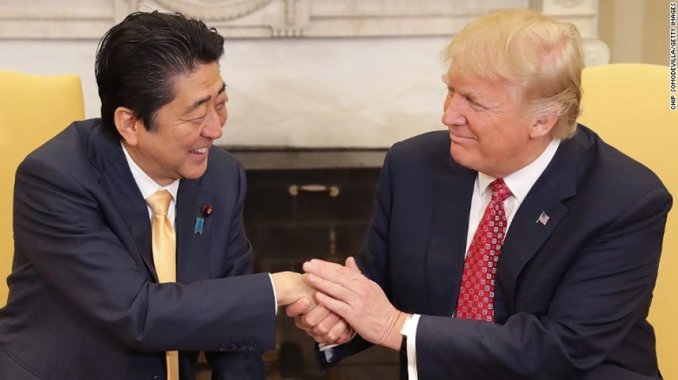 Tổng thống Trump và Thủ tướng Abe